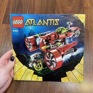 LEGO Atlantis Typhoon Turbo‎ Sub 8060 replacement booklet instructions